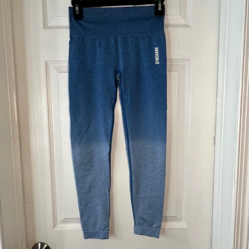 Gymshark Adapt Seamless Blue Ombré Leggings Size XS #5